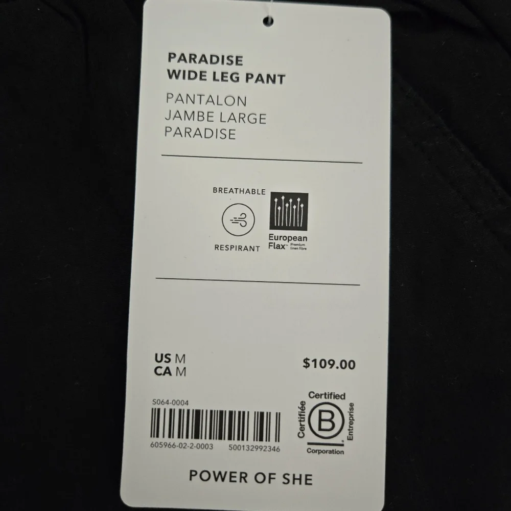 NWT Athleta Paradise Wide Leg Pant